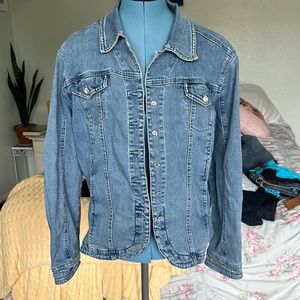 Sparkly denim jacket